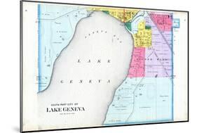 1891, Lake Geneva City - South, Wisconsin, United States-null-Mounted Giclee Print