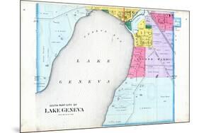 1891, Lake Geneva City - South, Wisconsin, United States-null-Mounted Premium Giclee Print