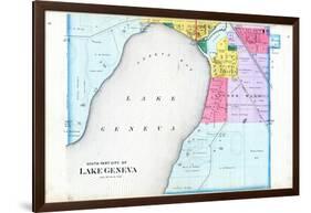 1891, Lake Geneva City - South, Wisconsin, United States-null-Framed Giclee Print