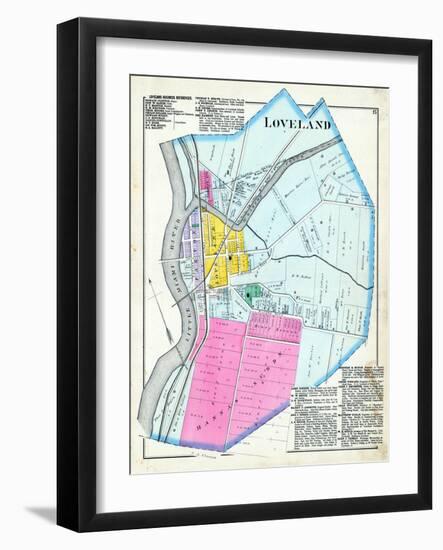 1891, Loveland, Ohio, United States-null-Framed Giclee Print