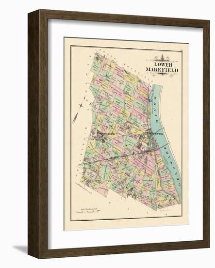 1891, Lower Makefield Township, Yardley, Edgewood, Pennsylvania, United States-null-Framed Giclee Print