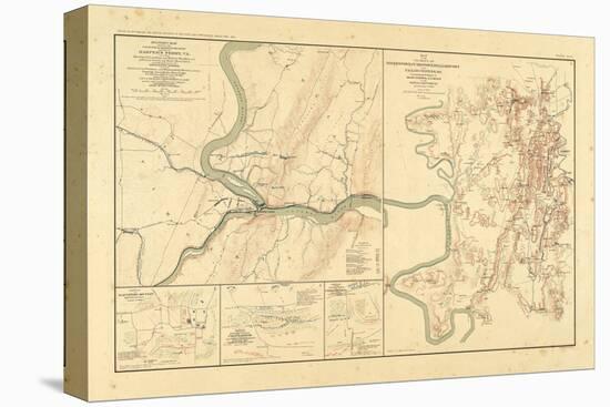 1891, Maryland, Virginia, Civil War-null-Stretched Canvas