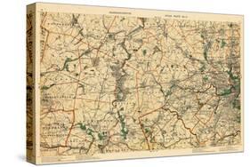 1891, Middlesex, Boston, Norfolk, Suffolk, Worcester, Massachusetts, United States-null-Stretched Canvas