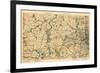 1891, Middlesex, Boston, Norfolk, Suffolk, Worcester, Massachusetts, United States-null-Framed Premium Giclee Print