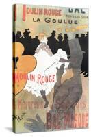 1891 Moulin Rouge La Goulue (1bande)-Henri de Toulouse-Lautrec-Stretched Canvas