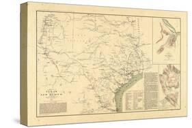 1891, New Mexico, Texas, Civil War-null-Stretched Canvas