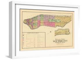 1891, New York, United States, Manhattan-null-Framed Giclee Print