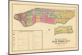 1891, New York, United States, Manhattan-null-Mounted Giclee Print