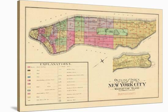 1891, New York, United States, Manhattan-null-Stretched Canvas