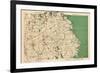 1891, Norfolk, Plymouth, Quincy, Scituate, Duxbury, Easton, Massachusetts, United States-null-Framed Giclee Print
