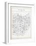 1891, Ohio Railroad Map, Ohio, United States-null-Framed Giclee Print