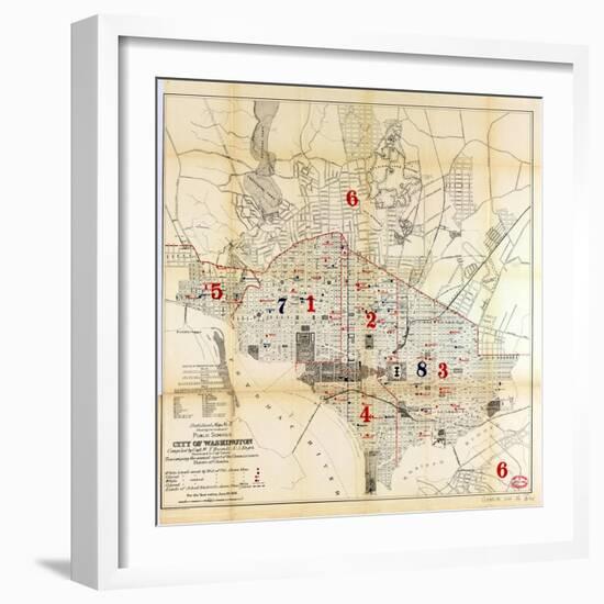 1891, Public Schools, District of Columbia, United States-null-Framed Giclee Print