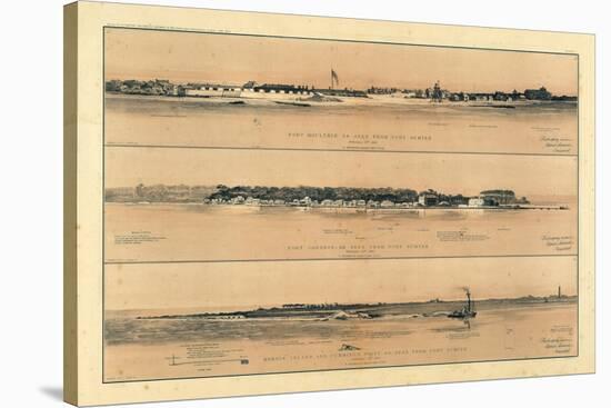 1891, South Carolina, Civil War-null-Stretched Canvas