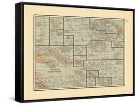 1891, South Pacific Islands-null-Framed Stretched Canvas