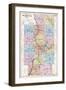 1891, Summit County Map, Ohio, United States-null-Framed Giclee Print