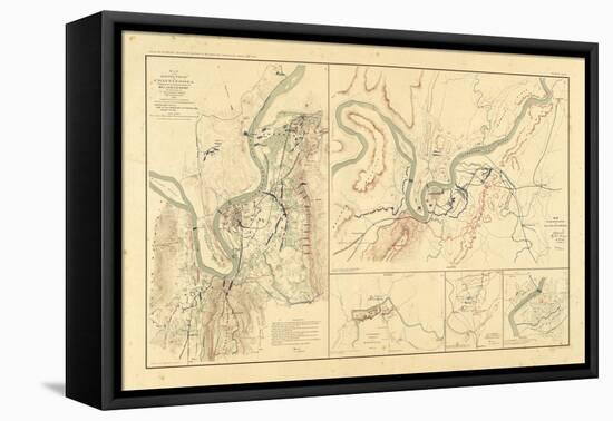 1891, Tennessee, Civil War-null-Framed Stretched Canvas