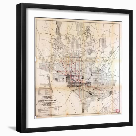 1891, Underground Cables, District of Columbia, United States-null-Framed Giclee Print