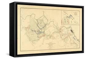1891, Virginia, Civil War-null-Framed Stretched Canvas