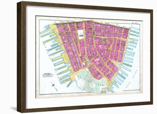 1891, Ward 1, New York, United States, Battery Park-null-Framed Giclee Print