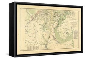 1891, Washington DC, Virginia, Civil War-null-Framed Stretched Canvas