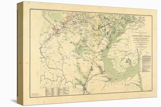 1891, Washington DC, Virginia, Civil War-null-Stretched Canvas