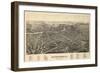 1891, Watertown 1891 Bird's Eye View, New York, United States-null-Framed Giclee Print