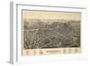 1891, Watertown 1891 Bird's Eye View, New York, United States-null-Framed Giclee Print