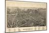 1891, Watertown 1891 Bird's Eye View, New York, United States-null-Mounted Giclee Print