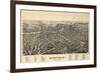 1891, Watertown 1891 Bird's Eye View, New York, United States-null-Framed Giclee Print