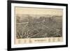 1891, Watertown 1891 Bird's Eye View, New York, United States-null-Framed Giclee Print