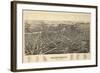 1891, Watertown 1891 Bird's Eye View, New York, United States-null-Framed Giclee Print