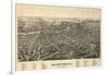 1891, Watertown 1891 Bird's Eye View, New York, United States-null-Framed Giclee Print