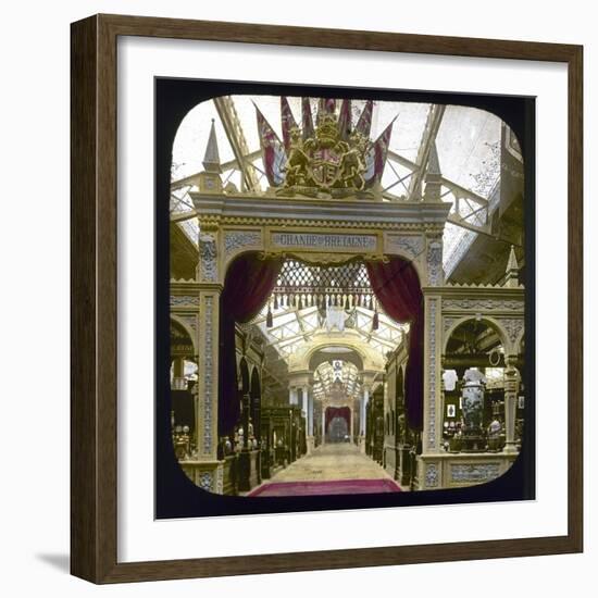 1891 World Fair, Paris, Entrance to the British Pavilion-Leon, Levy et Fils-Framed Photographic Print