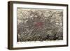 1892, Atlanta Bird's Eye View, Georgia, United States-null-Framed Giclee Print