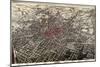 1892, Atlanta Bird's Eye View, Georgia, United States-null-Mounted Giclee Print