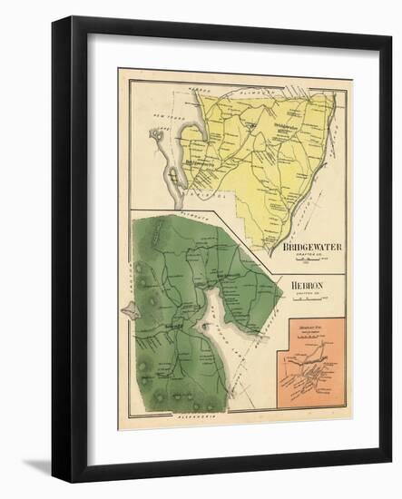 1892, Bridgewater, Hebron, Bristol Town, New Hampshire, United States-null-Framed Giclee Print