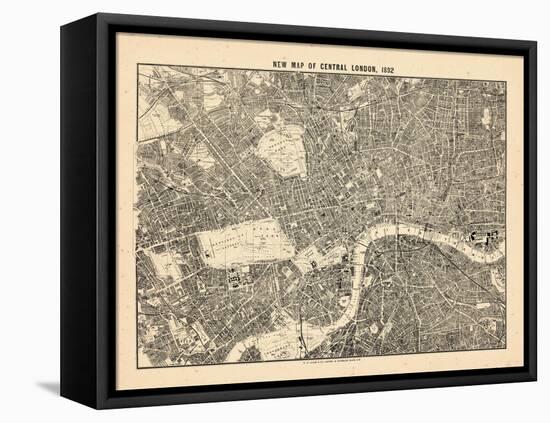 1892, Central London, United Kingdom-null-Framed Stretched Canvas