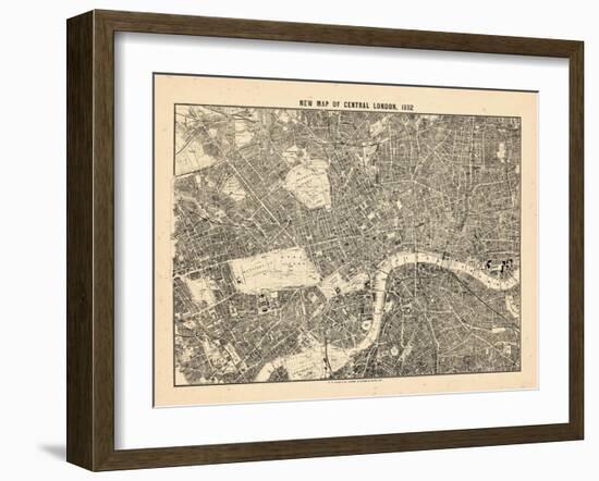 1892, Central London, United Kingdom-null-Framed Giclee Print