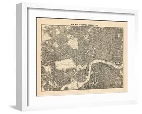 1892, Central London, United Kingdom-null-Framed Giclee Print