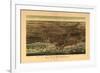 1892 Chicago Map-N. Harbick-Framed Art Print