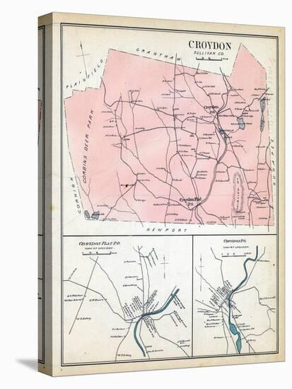 1892, Croydon, Croydon Flat, Croydon Town, New Hampshire, United States-null-Stretched Canvas