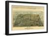 1892, DeKalb Bird's Eye View, Illinois, United States-null-Framed Giclee Print