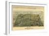 1892, DeKalb Bird's Eye View, Illinois, United States-null-Framed Giclee Print