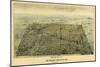 1892, DeKalb Bird's Eye View, Illinois, United States-null-Mounted Giclee Print