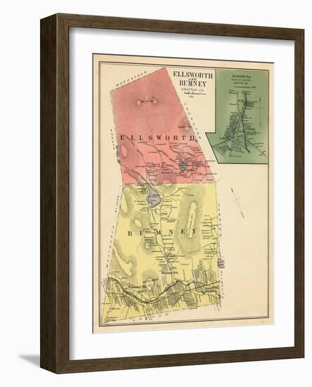 1892, Ellsworth and Rumney, Rumney Town, New Hampshire, United States-null-Framed Giclee Print