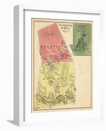 1892, Ellsworth and Rumney, Rumney Town, New Hampshire, United States-null-Framed Giclee Print