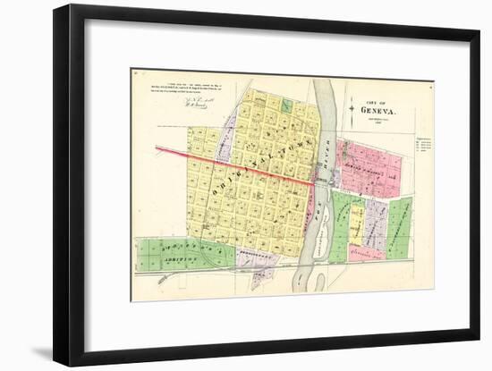 1892, Geneva City, Illinois, United States-null-Framed Giclee Print