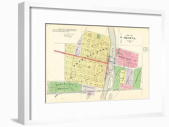 1892, Geneva City, Illinois, United States-null-Framed Giclee Print