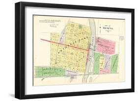 1892, Geneva City, Illinois, United States-null-Framed Giclee Print