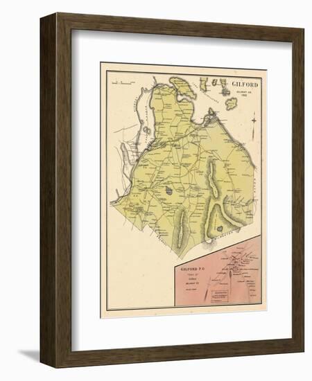 1892, Gilford, Gilford Town, New Hampshire, United States-null-Framed Giclee Print